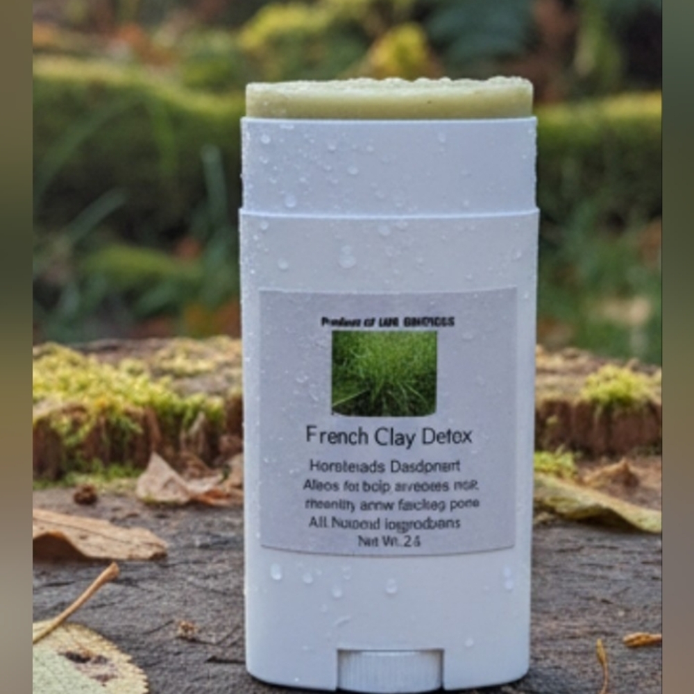 Handmade French Clay Detox Deodorant All-natural Odor